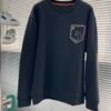 00ad750f HRMS Appliqué Chest Patch Crew Neck Jumper - Black
