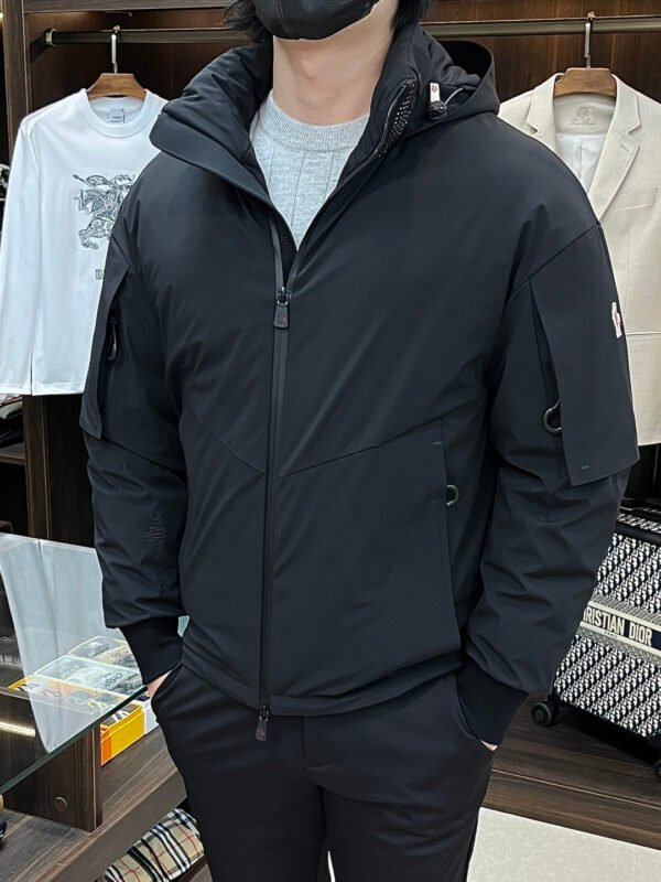 MNCLR Hooded Zip Jacket - Black