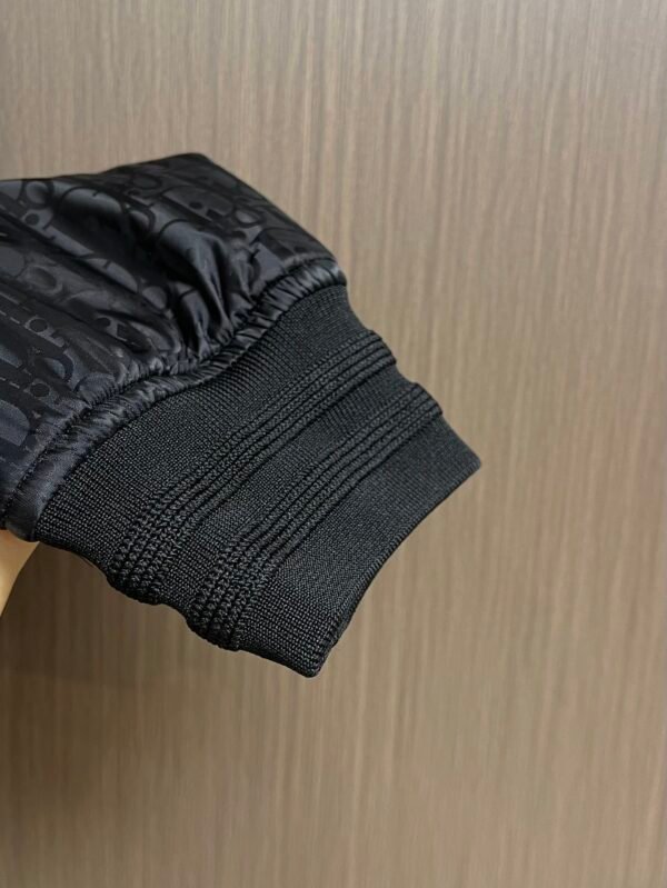 CD Monogram Zip-Up Jacket - Black