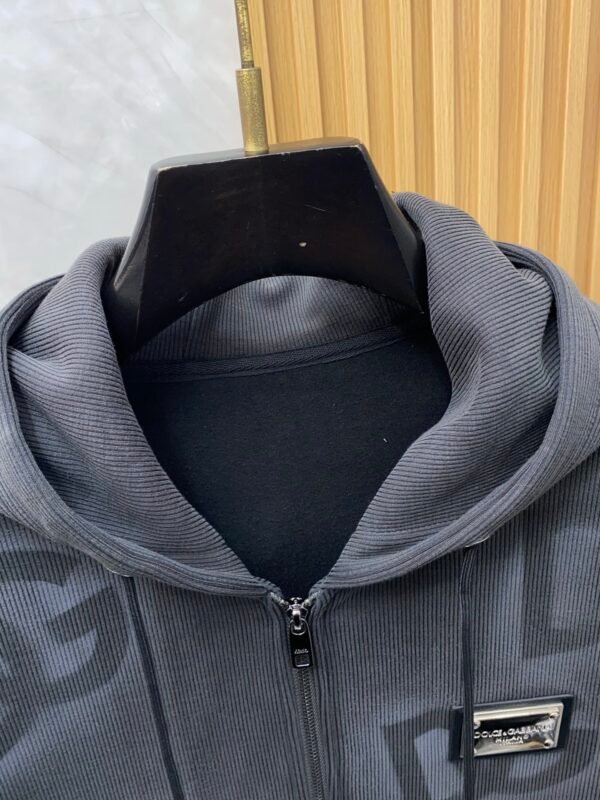 0276f688 DG Zip-Up Hooded Jacket - Grey