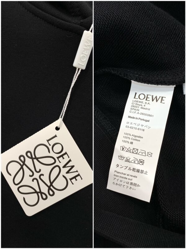LWE Minimal Embroidered Logo Hoodie - Black