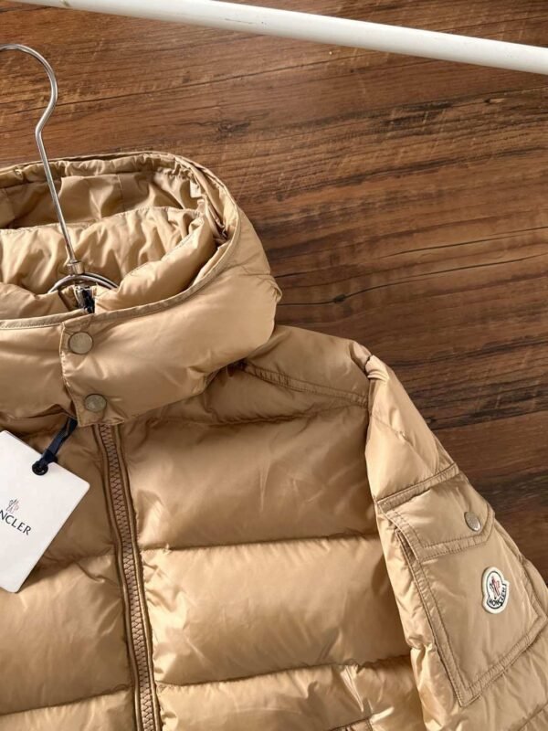 MNCLR Hooded Puffer Jacket - Brown