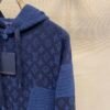 LVE Patterned Panel Hoodie – Navy