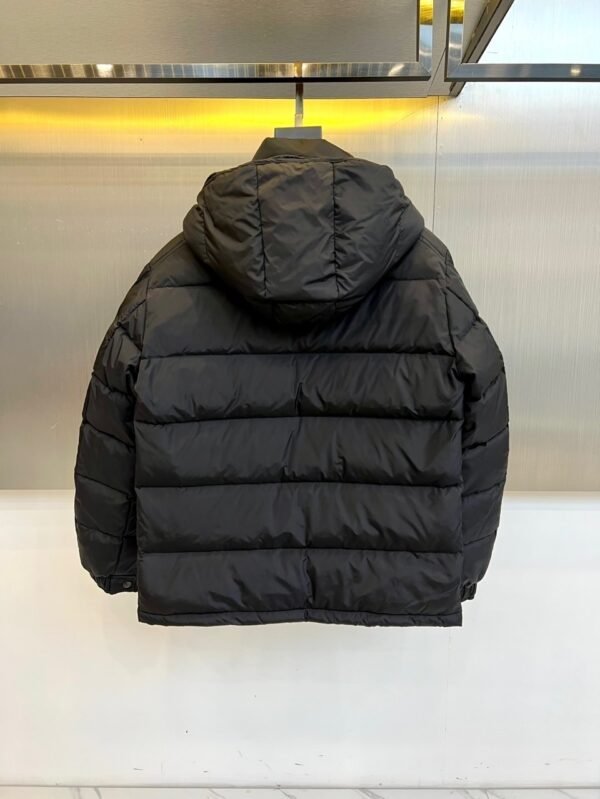 MNCLR Hooded Puffer Coat - Black