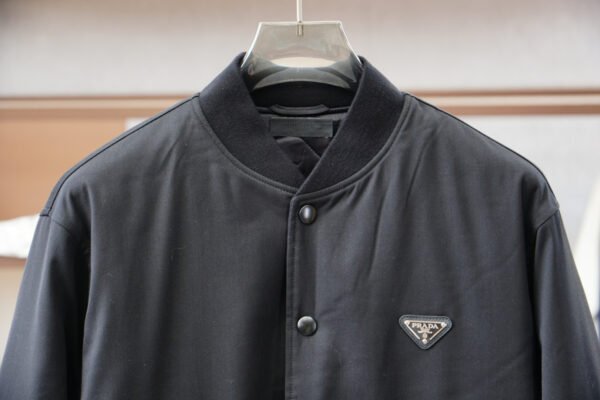 PRDA Ribbed Collar Jacket - Black