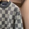 LVE Check Pattern Knit Jumper - Grey