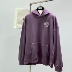 06e413ba LWE Minimal Embroidered Logo Hoodie - Purple