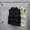 LVE Monogram Puffer Gilet - Black