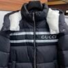 GCCI Hooded Puffer Jacket - Black