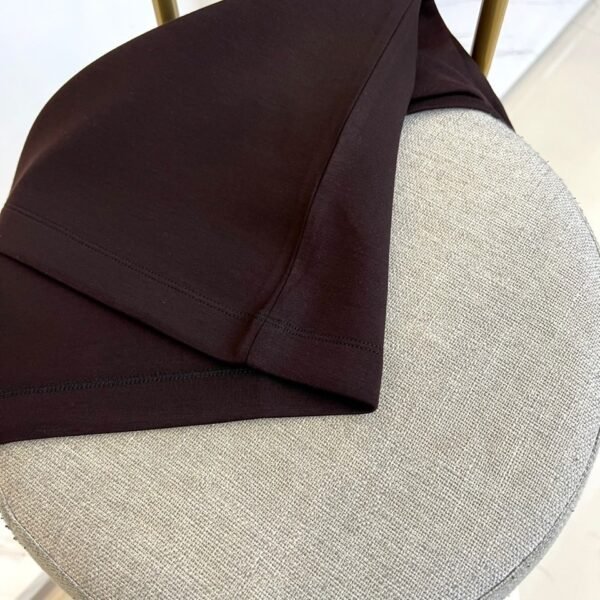 0909c264 HRMS Crew Neck Jumper with Patch Detail - Dark Brown