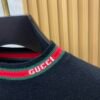 GCCI Crew Neck Jumper With Signature Stripe Trim