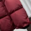 PRDA Puffer Jacket with Logo Patch - Burgundy