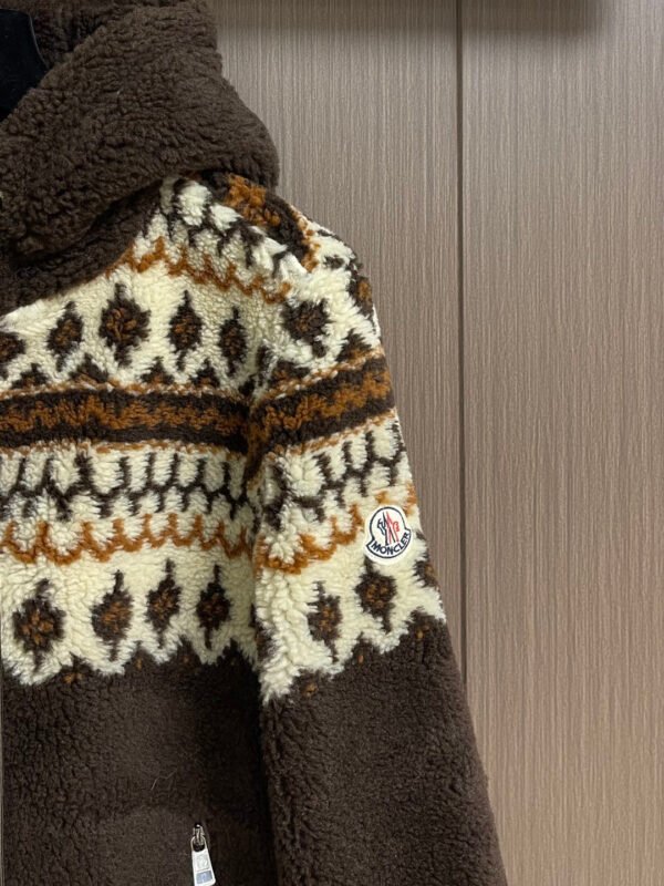 MNCLR Hooded Sherpa Fleece Jacket