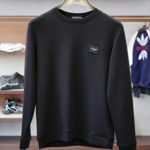 DG Crew Neck Jumper - Black