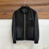 PRDA Contrast Panel Jacket with Logo Patch - Black