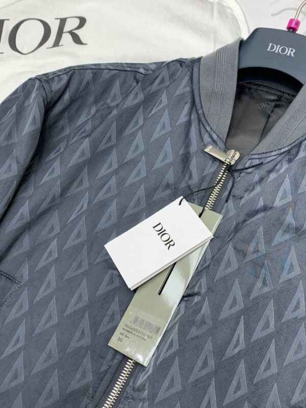 CD All-Over Geometric Pattern Jacket - Charcoal Grey