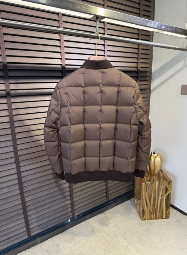 GCCI Quilted Padded Jacket - Brown