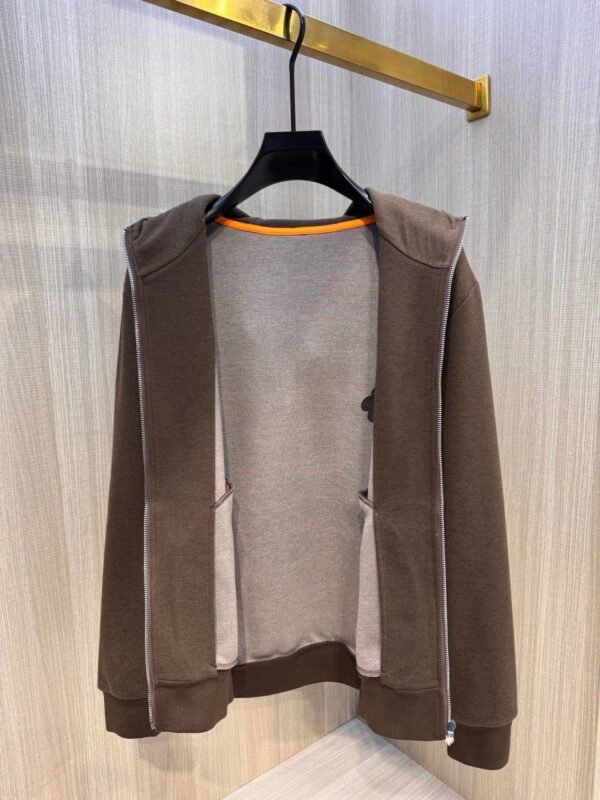 HRMS Zip-Through Hooded Jumper With Logo Detail