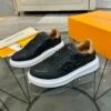 LVE Black Tan Low-Top Trainers