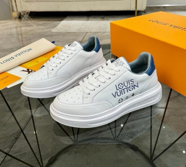 LVE Casual Low-Top Trainers - White & Blue