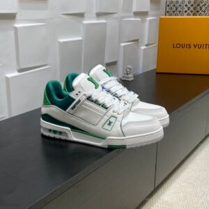 LVE Trainer Sneaker - White & Green