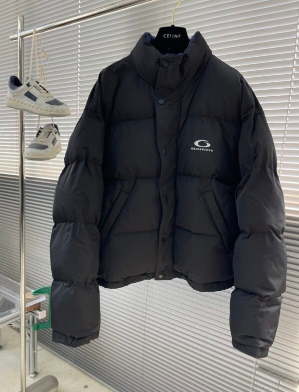 BLNCG Loop Sports Icon Reversible Puffer Coat - Black