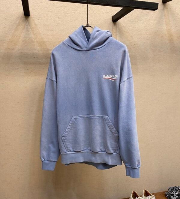 BLNCG Political Campaign Logo Hoodie – Faded Blue