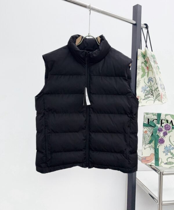 1 BLNCG Padded Puffer Vest Gilet - Black