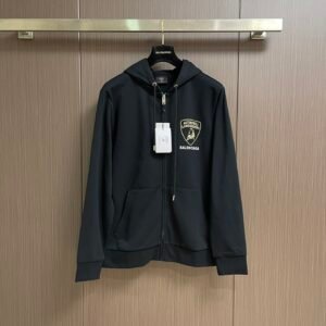 BLNCG Automotive Inspired Zip-Up Hoodie - Black