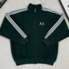 BLNCG Loop Sports Logo Zip-Up Jacket - Dark Green