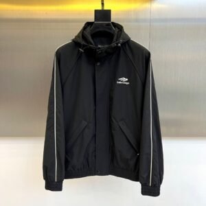 BLNCG 3B Sports Logo Hooded Jacket – Black