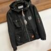 LWE Hooded Zip-Up Jacket - Black