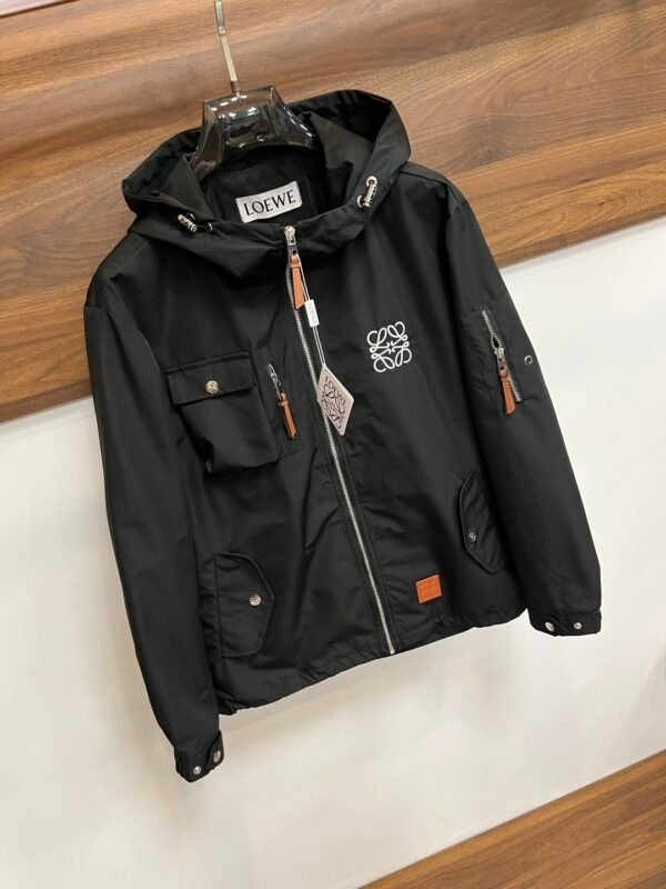 LWE Hooded Zip-Up Jacket - Black