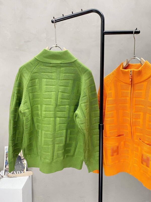 HRMS Zip-Up Knit Jacket