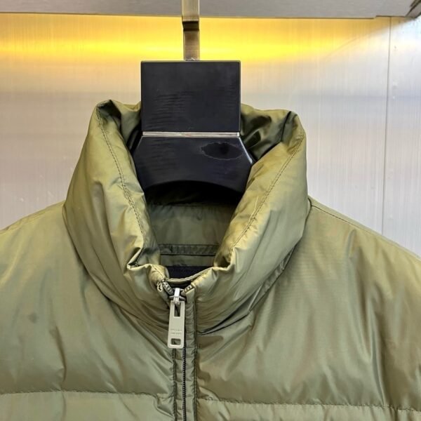 PRDA Quilted Zip Gilet - Olive Green