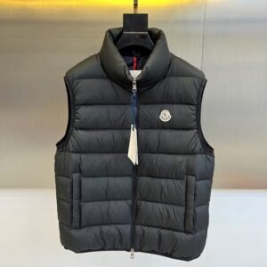 MNCLR Black Puffer Gilet