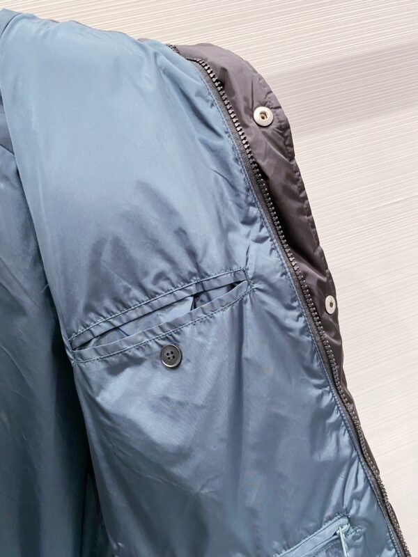 PRDA Hooded Puffer Jacket with Logo Patch - Black