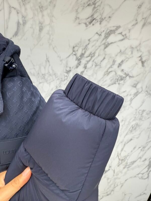 LVE Padded Hooded Coat – Navy Blue