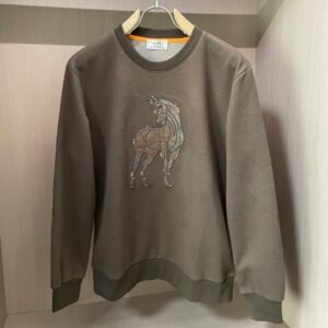 126a3cdc HRMS Horse Motif Crew Neck Jumper