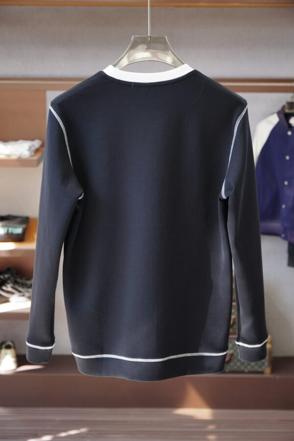 DG Crew Neck Jumper with Contrast Stitching