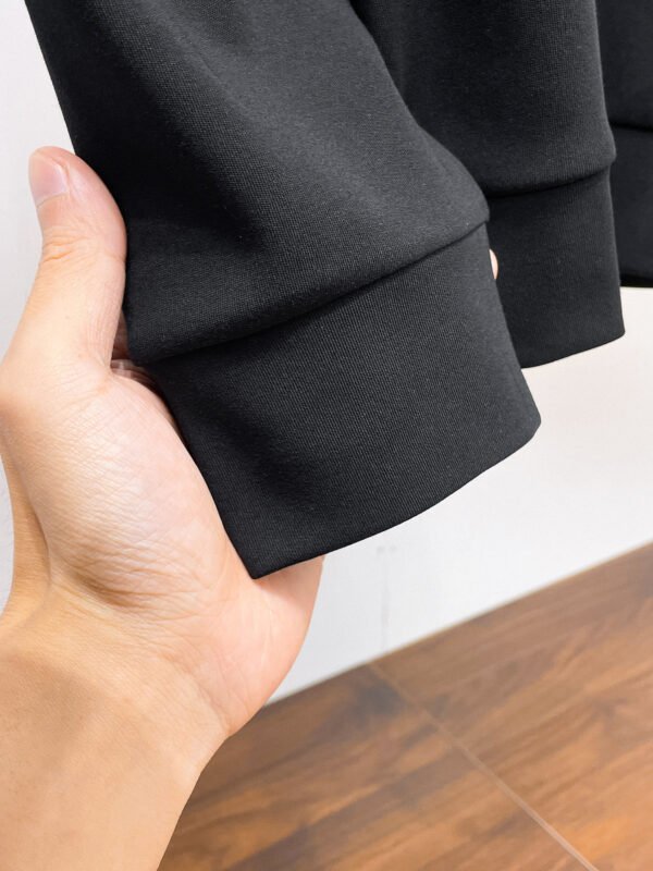 13b0af5c PRDA Crew Neck Jumper with Embroidered Chest Detail - Black