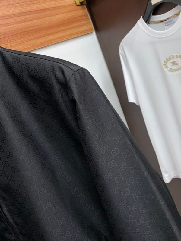 GCCI Monogram Zip Jacket - Black