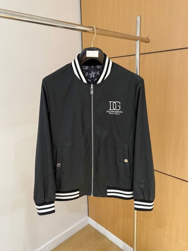 DG Zip Jacket - Dark Grey Print