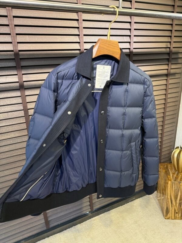 GCCI Quilted Padded Jacket - Navy