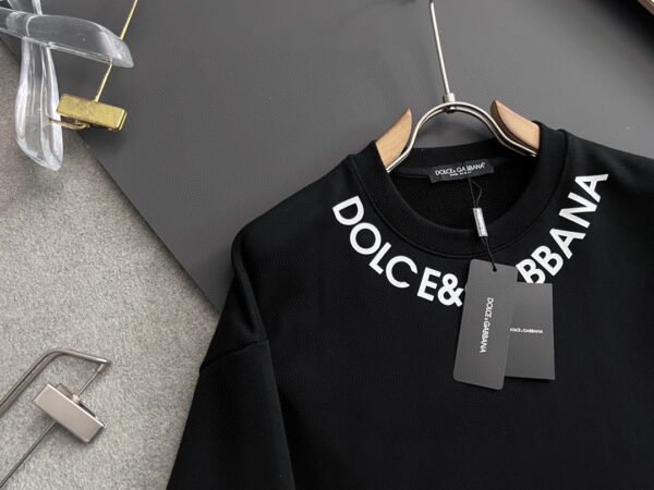 DG Logo Neckline Jumper - Black