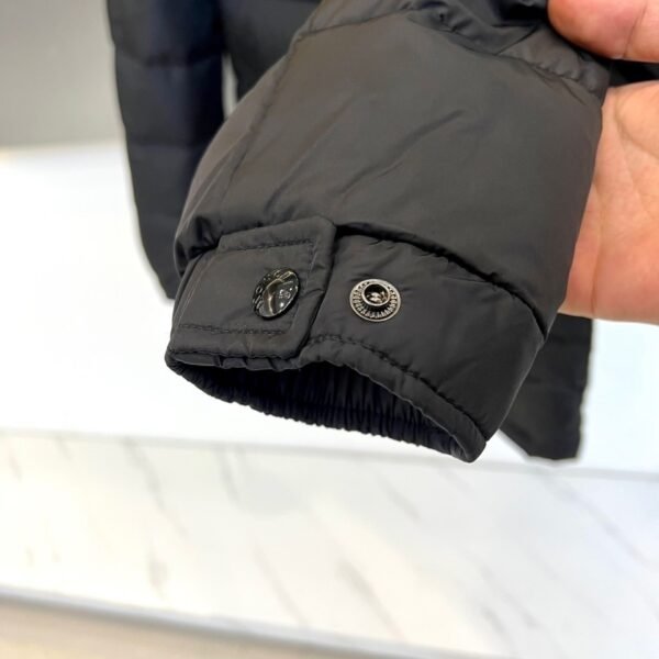 MNCLR Hooded Puffer Coat - Black