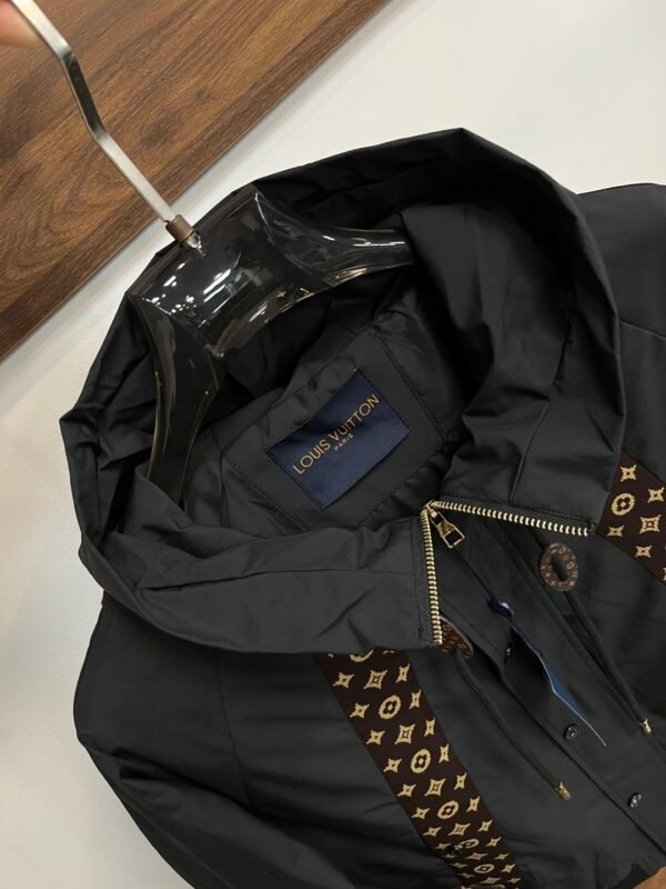 LVE Black Hooded Panel Jacket