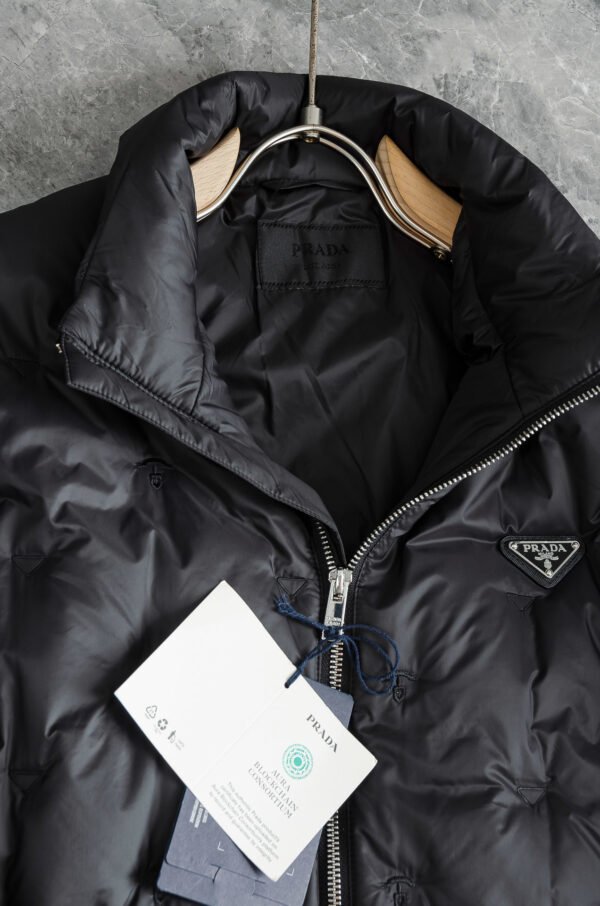 PRDA Zip Jacket with Logo Patch - Black