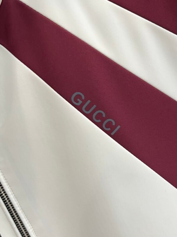 GCCI Zip-Up Jacket with Contrast Panel - Red