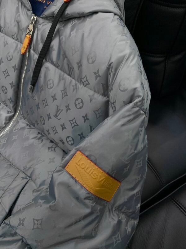 LVE Grey Monogram Puffer Jacket